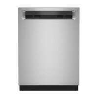 KitchenAid - 24" Top Control Built-in Tub Dishwasher with 3rd Rack, 360 Max Jets, 44 dBA - Stainless Steel - Stainless Steel with PrintShieldâ„¢ Finish - Front_Zoom