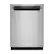 Front. KitchenAid - KitchenAid - 24" Top Control Built-in Tub Dishwasher with 3rd Rack, 360 Max Jets, 44 dBA - Stainless Steel - Stainless Steel with PrintShieldâ„¢ Finish.