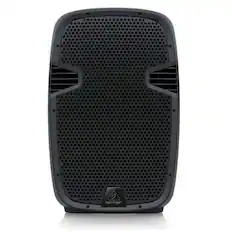 Front. Behringer - Behringer PK115A 15" 800W 2-Way Active PA Powered Speaker with Built-In Media Player and Integrated Mixer.