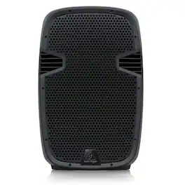 Behringer - PK115A 15" 800W 2-Way Active PA Powered Speaker with Built-In Media Player and Integrated Mixer