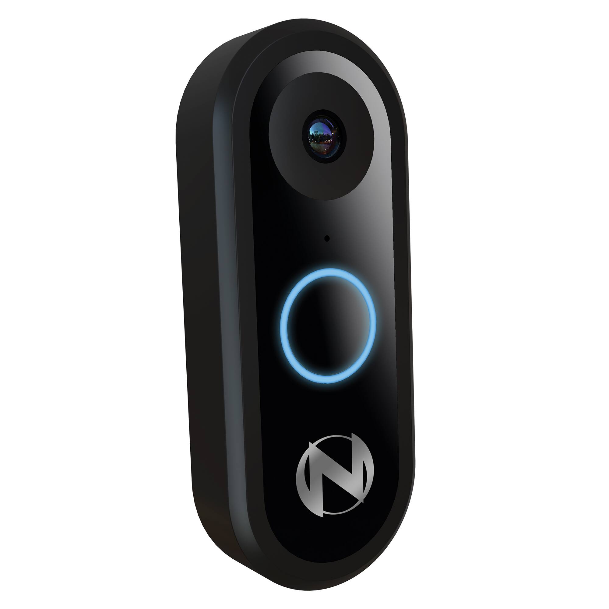 Night Owl - Wired 1080p Wi-Fi Smart Video Doorbell with Chime - Black
