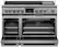 Alt View 11. Fisher & Paykel - Professional 6.9 Cu. Ft. Built-in Double Oven Dual Fuel 6 Burner with Griddle and Self-Cleaning Natural Gas - black.
