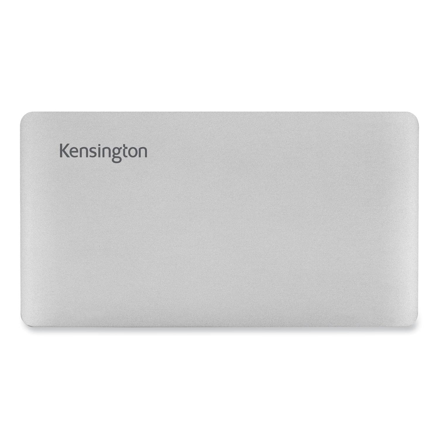 Alt View 5. Kensington - K38410NA SD2480T Thunderbolt 3 Dual 4K Docking Station - Silver/Black - Silver/Black.