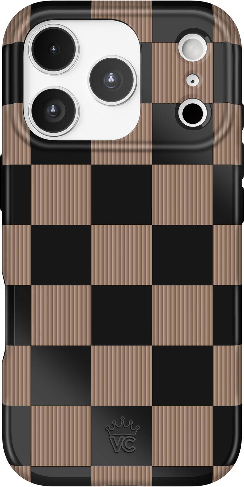 VELVET CAVIAR - MagSafe Case for Apple iPhone 17 Pro - Mocha Vibe Checker