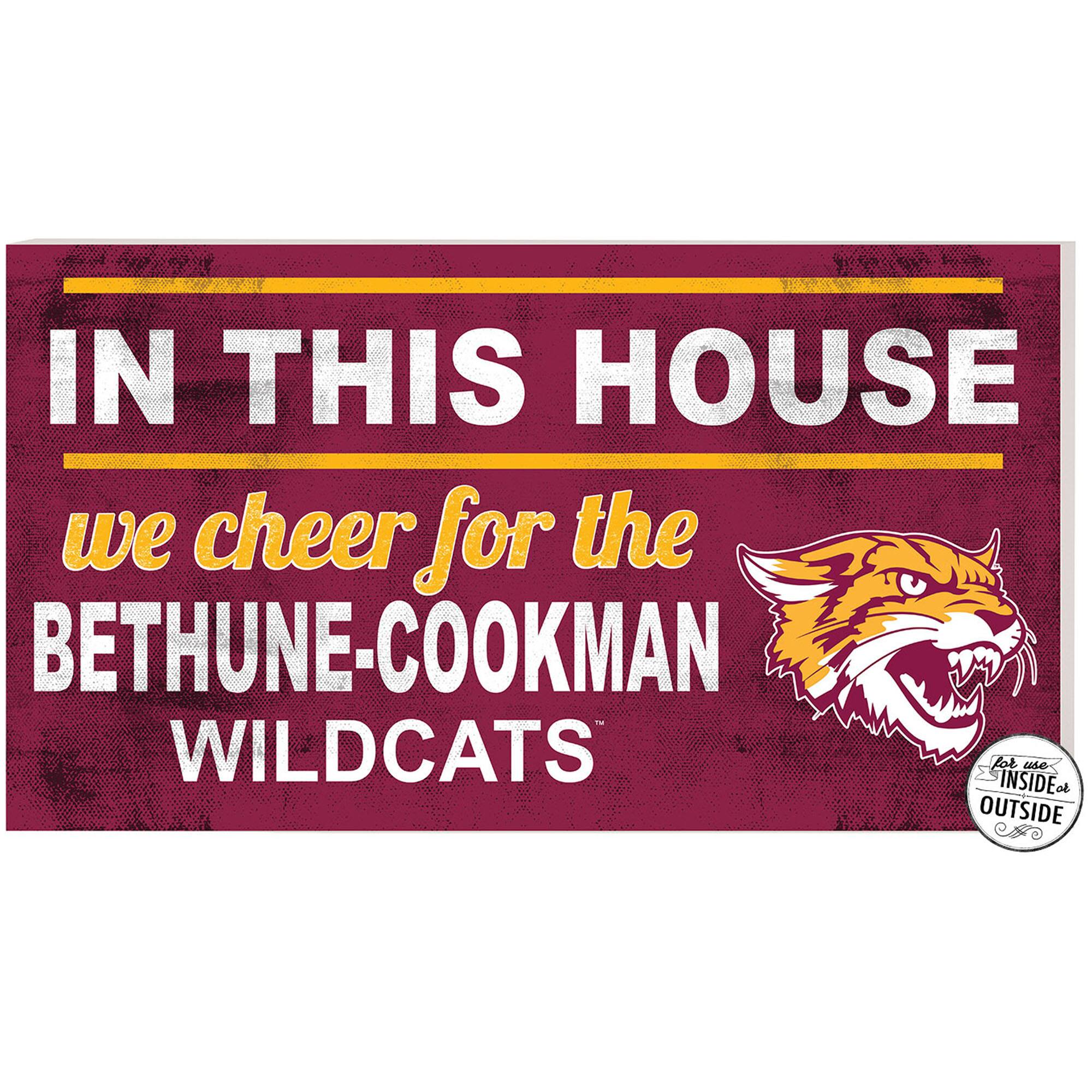 Bethune-Cookman Wildcats 11'' x 20'' Indoor/Outdoor In This House Sign