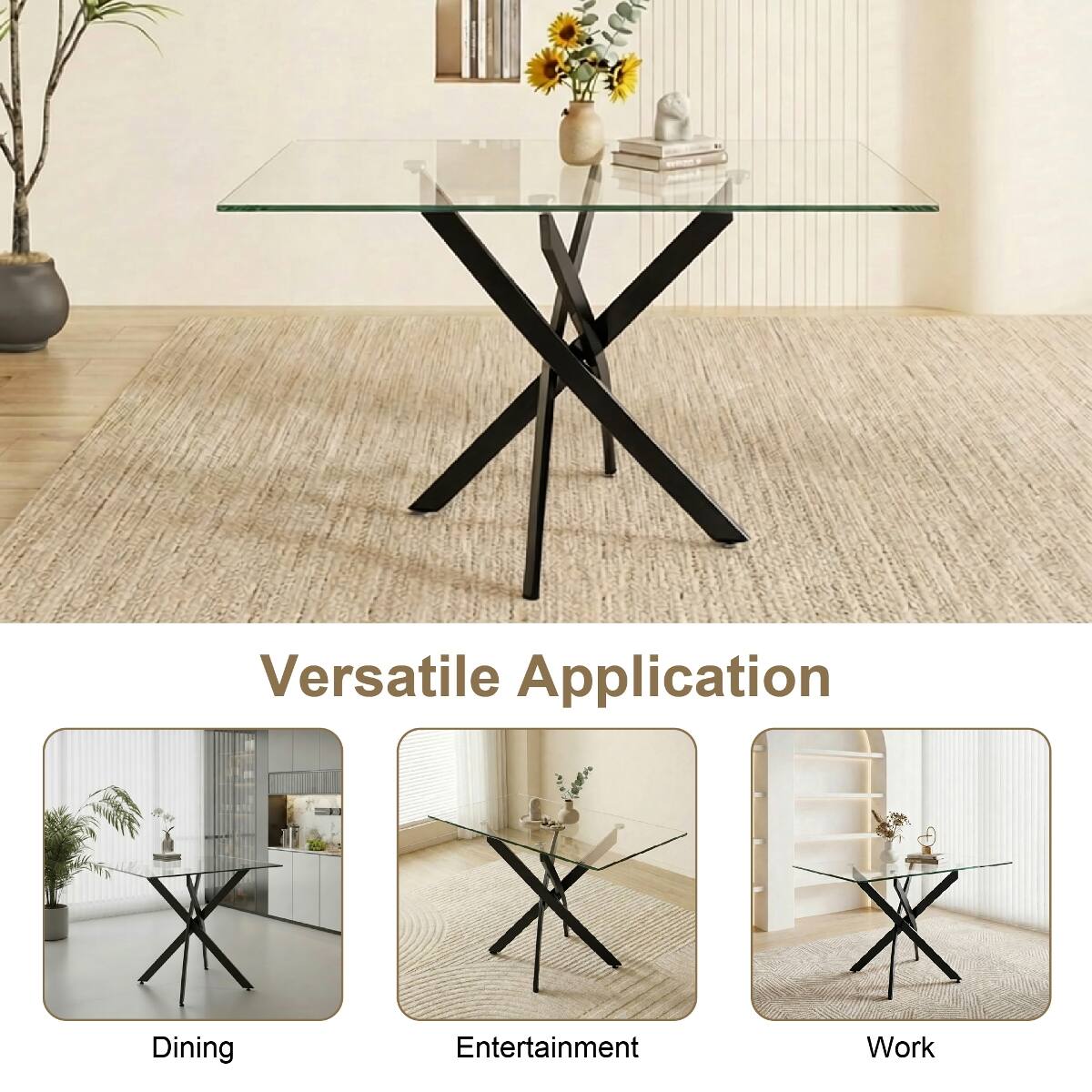Versatile Application

Dining  
Entertainment  
Work