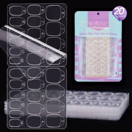 PARKER SLATER - Nail Kit Complete Portable Sizes with Serial Numbers: sheetsadhesive tabs different fitfingers. 600are numbered,
