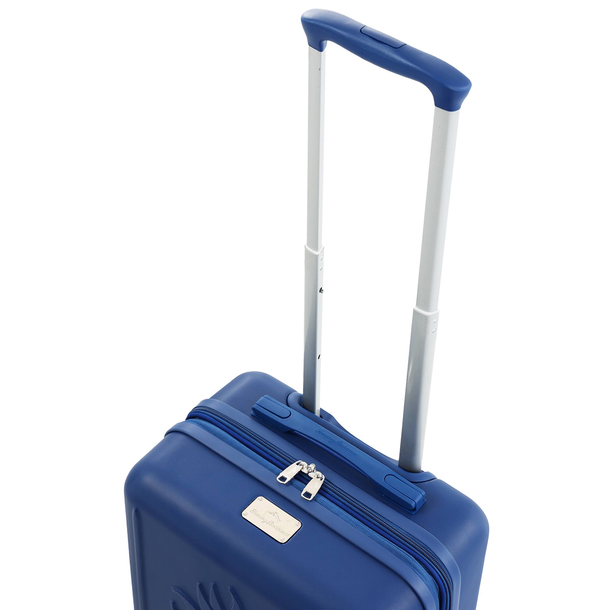 Alt View 1. Tommy Bahama - 21.5" Carry-On Hardside Spinner Luggage with 3D Pineapple - Blue.
