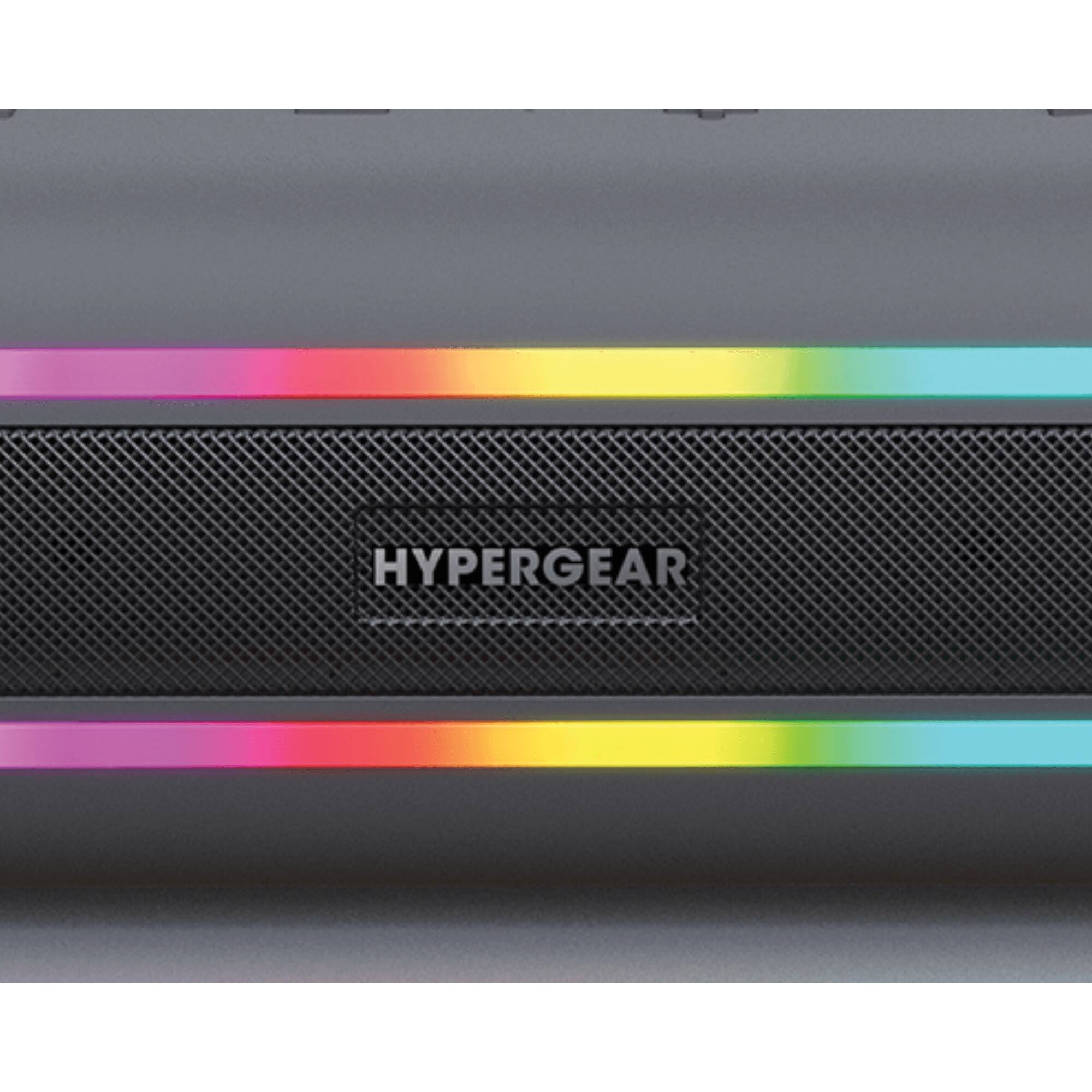 Alt View 2. HyperGear - HyperBeam LED Wireless Speaker - Black.
