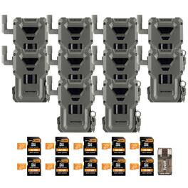 Spypoint - FLEX-M2 Trail Camera (10-Pack) with Memory Card and Card Reader Bundle
