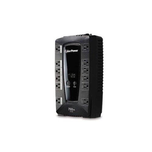 CyberPower - Intelligent LCD Series AVRG750LCD 750VA 450W UPS - Black