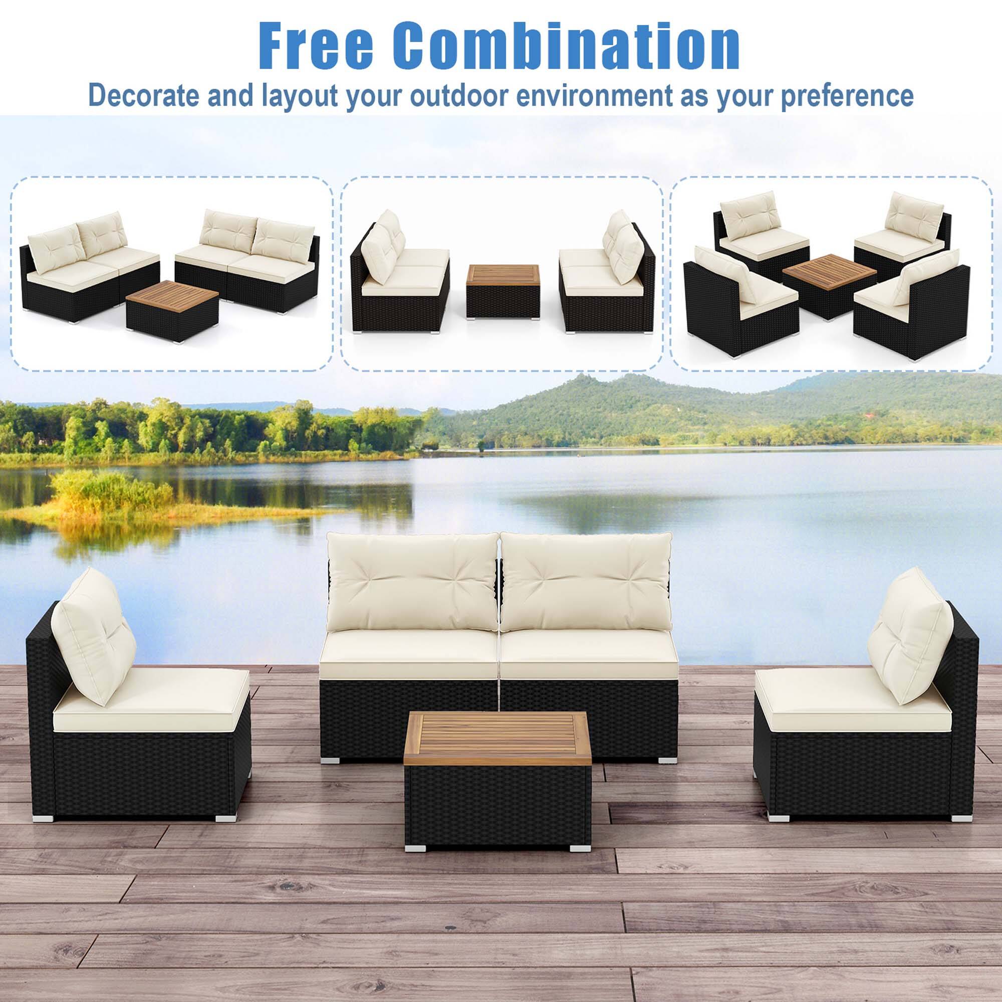 Free Combination
Decorate and layout your outdoor environment as your preference