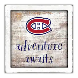 Fan Creations - Montreal Canadiens 14'' x 13'' Adventure Awaits Money Box - Multicolor
