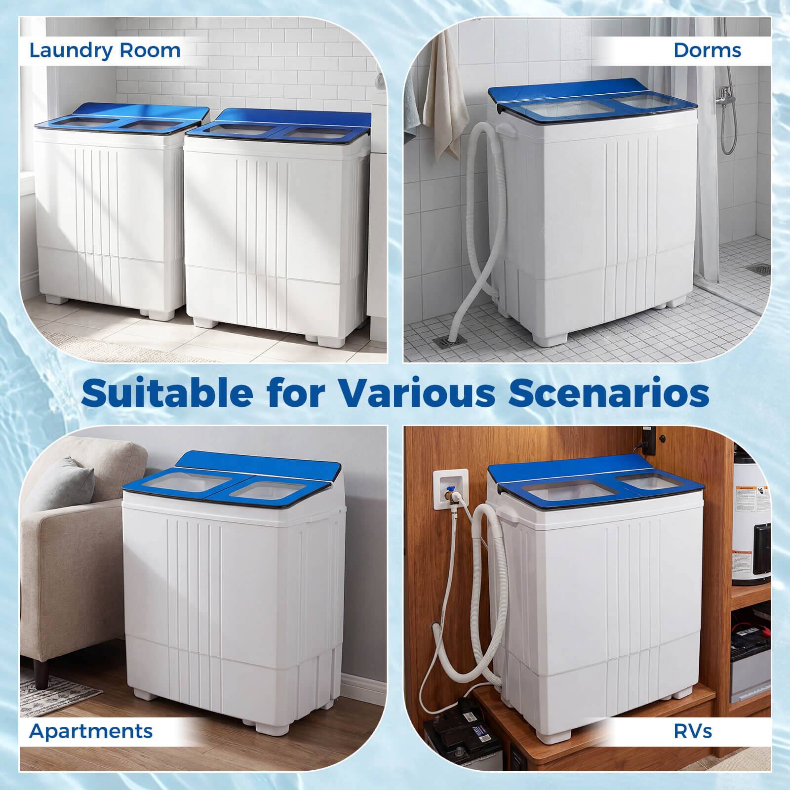 Laundry Room  
Dorms  
Apartments  
RVs  

Suitable for Various Scenarios