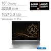 16" Display
32GB RAM
AMD Ryzen 5
AMD Radeon Graphics
1024GB SSD
Windows 11 Pro