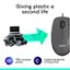 Giving plastic a second life logitech 72% recycled plastic Carbon footprint: 1.73 kg CO2e
