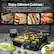 Enjoy Different Cuisines!
The OSTBA contact grill not only can you enjoy sandwiches and panini, you can also use it to cook grilled fish, steaks, vegetable grills and burgers, etc.