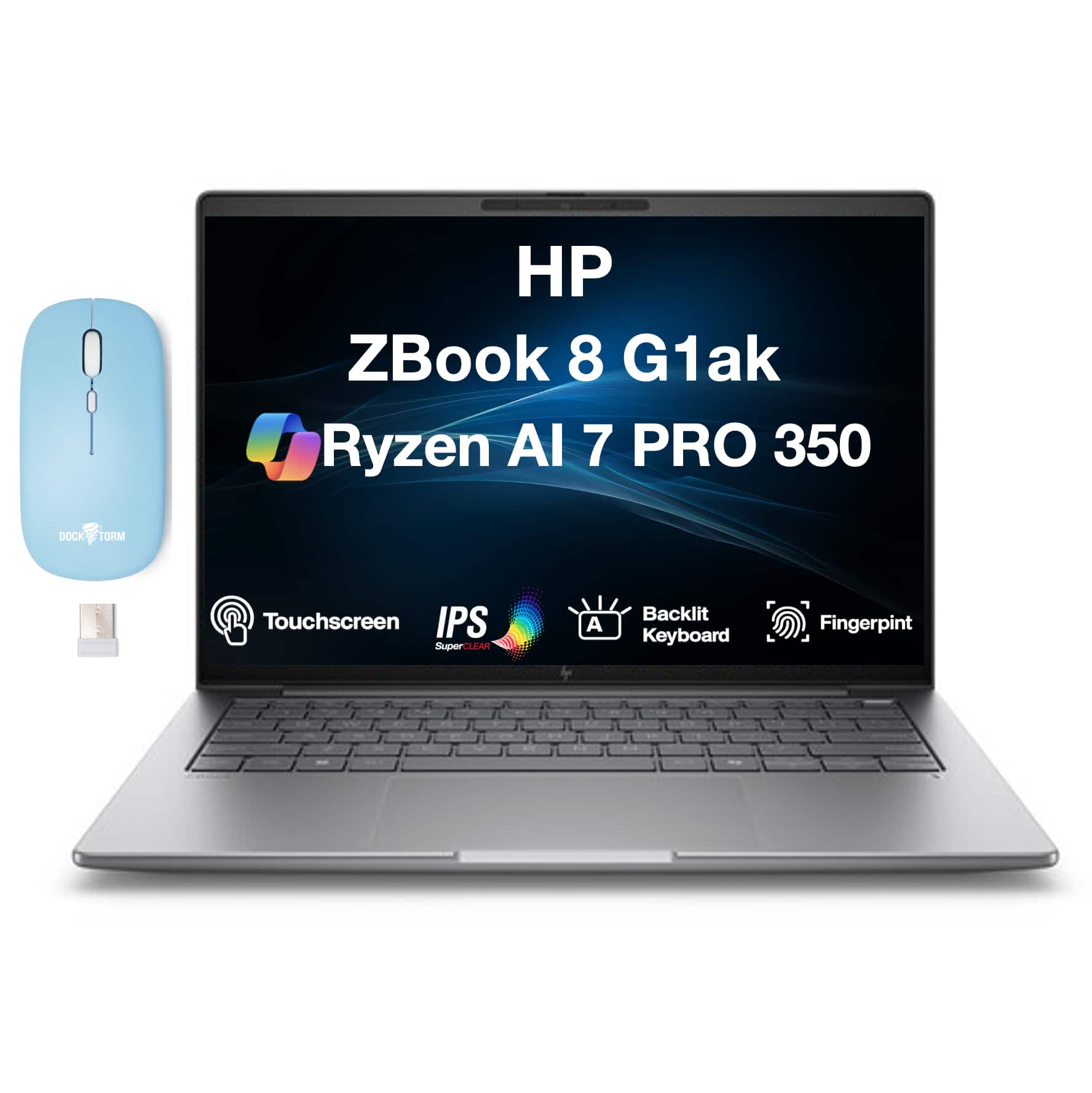 HP - Upgraded - ZBook 8 G1ak Workstation 14.0 WUXGA Display (Ryzen AI 7 PRO 350, 64GB, Win 11 Pro) w/Dockztorm Wireless Mouse - Meteor Silver price history on PriceWatchPro