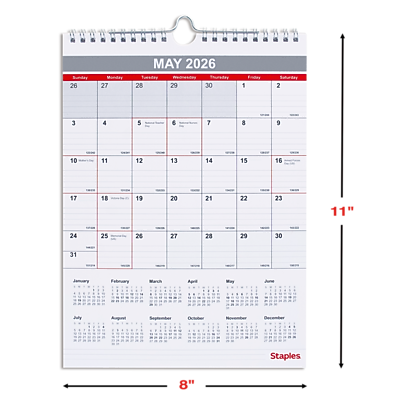 Sure, here is the corrected and grouped text:

**MAY 2026**

- Sunday 28
- Monday 29
- Tuesday 30
- Wednesday 31
- Thursday 1
- Friday 2
- Saturday 3
- Sunday 4
- Monday 5
- Tuesday 6
- Wednesday 7
- Thursday 8
- Friday 9
- Saturday 10
- Sunday 11
- Monday 12
- Tuesday 13
- Wednesday 14
- Thursday 15
- Friday 16
- Saturday 17
- Sunday 18
- Monday 19
- Tuesday 20
- Wednesday 21
- Thursday 22
- Friday 23
- Saturday 24
- Sunday 25
- Monday 26
- Tuesday 27
- Wednesday 28
- Thursday 29
- Friday 30
- Saturday 31

**Staples**

**January**  
1 2 3 4 5 6 7 8 9 10 11 12 