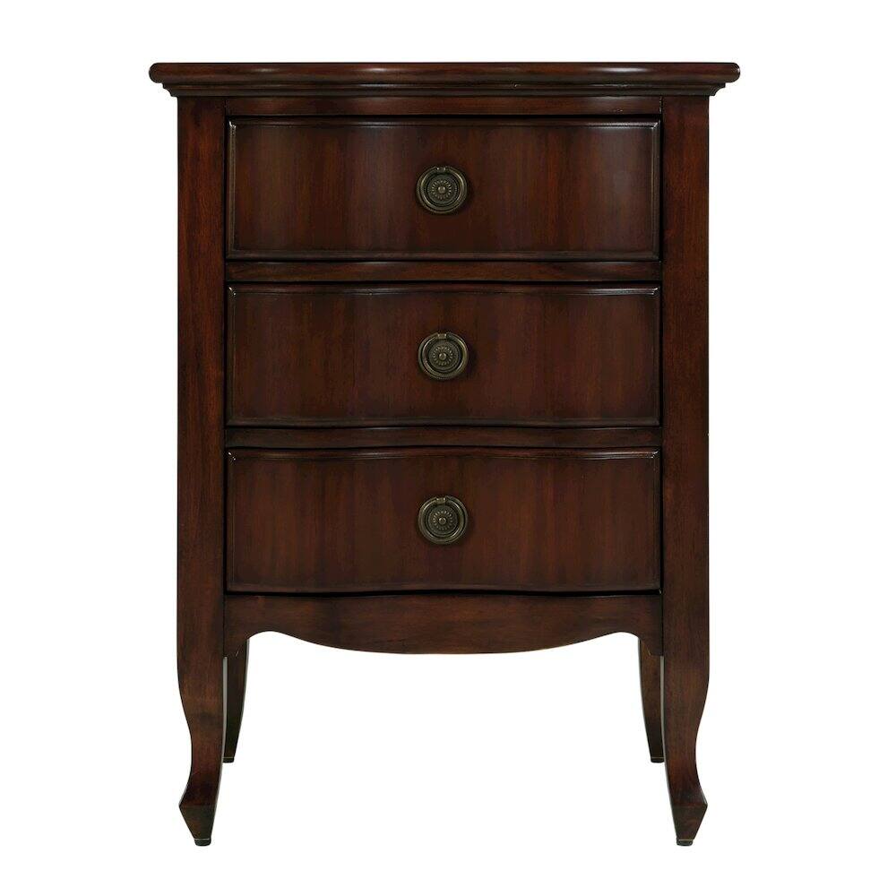 Back. Butler Specialty - Nigel 21.5 in. W Rectangular Wood 3 Drawer Accent Chest - Brown.
