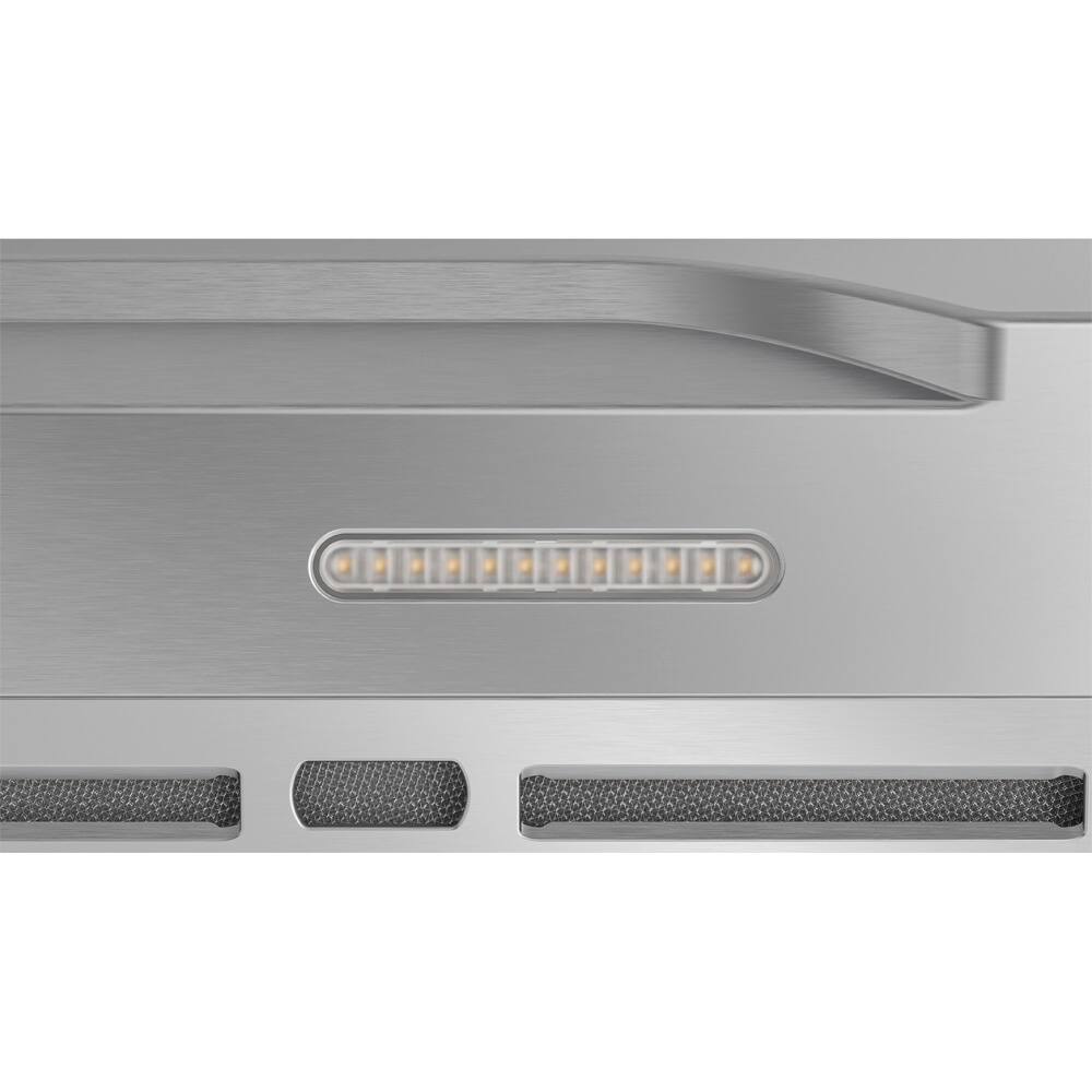Alt View 6. Broan - Alta 30-Inch 490 MAX Blower CFM 1.0 Sones Range Hood - Stainless Steel.