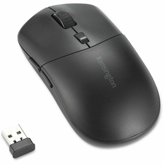Kensington - MY430 Mouse - Optical - Wireless - Bluetooth - 2.40 GHz - Rechargeable - USB - 2400 dpi - 6 Button(s) - 5 Pro - Wireless - Unknown