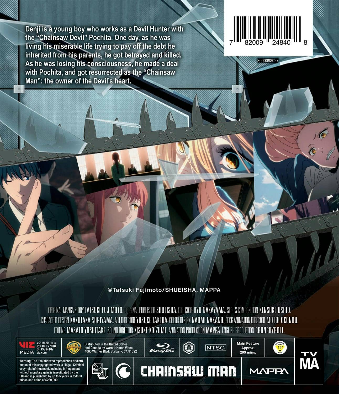 Chainsaw Man: Season 1 BLU RAY [Standard] [2 Discs] - Best Buy
