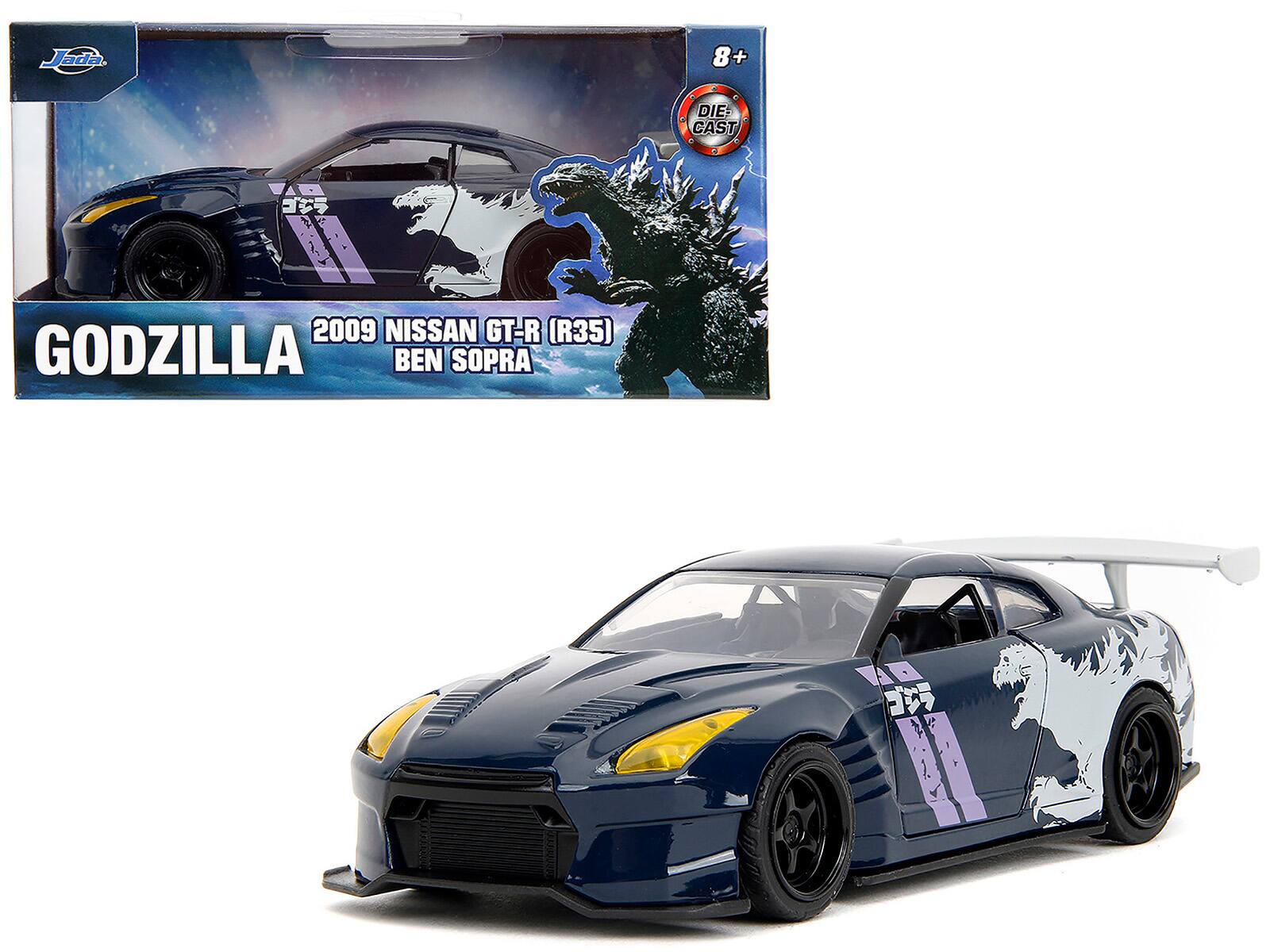 Jada  
8+  
DIE CAST  
GODZILLA  
2009 NISSAN GT-R (R35)  
BEN SOPRA