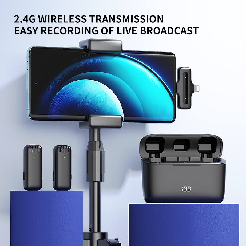 2.4G WIRELESS TRANSMISSION  
EASY RECORDING OF LIVE BROADCAST