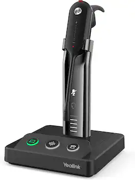 Yealink - 1308009 WH63 UC Convertible DECT Wireless Headset with Microphone
