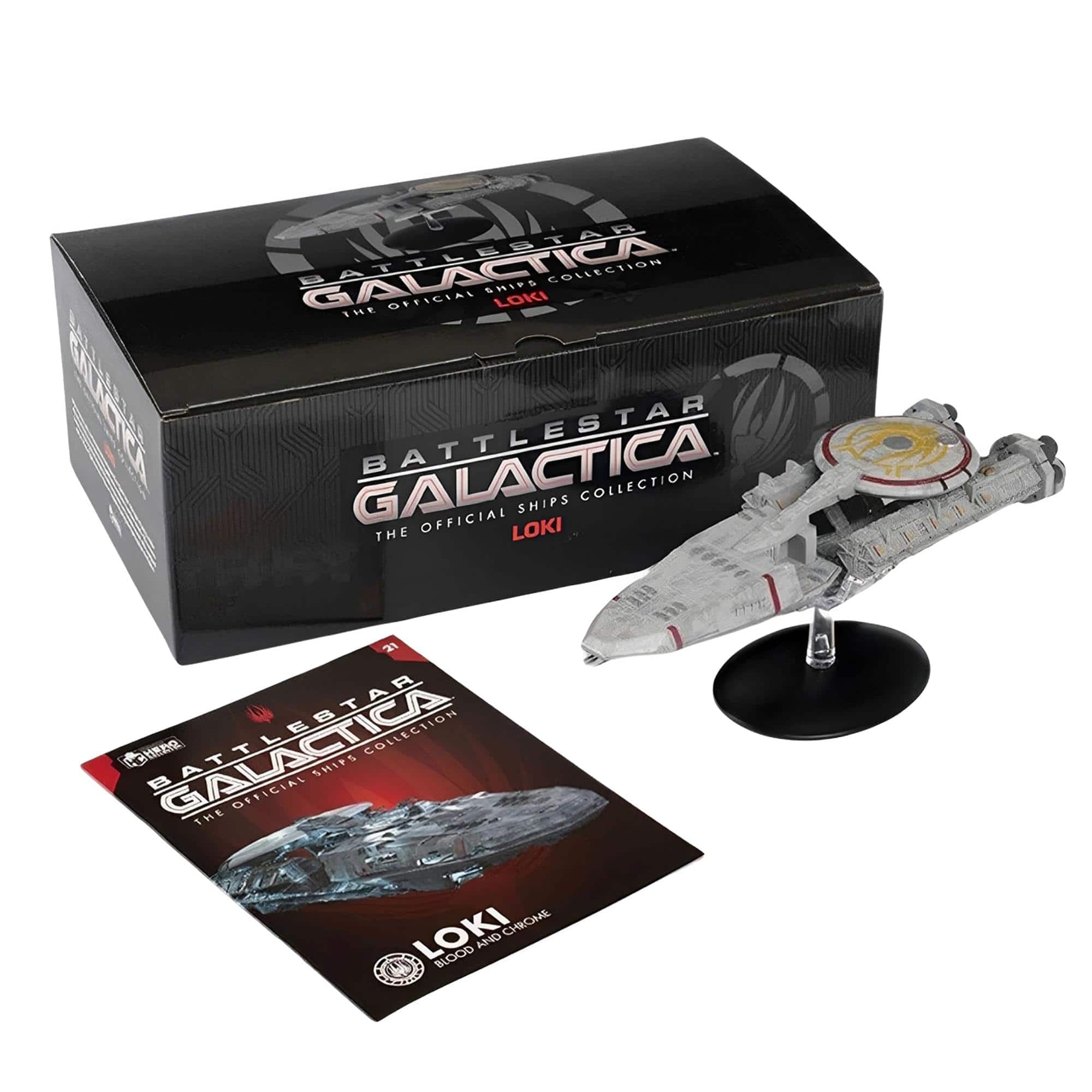 Eaglemoss - Battlestar Galactica Ship Replica | Loki (Blood & Chrome) - Gray price history on PriceWatchPro