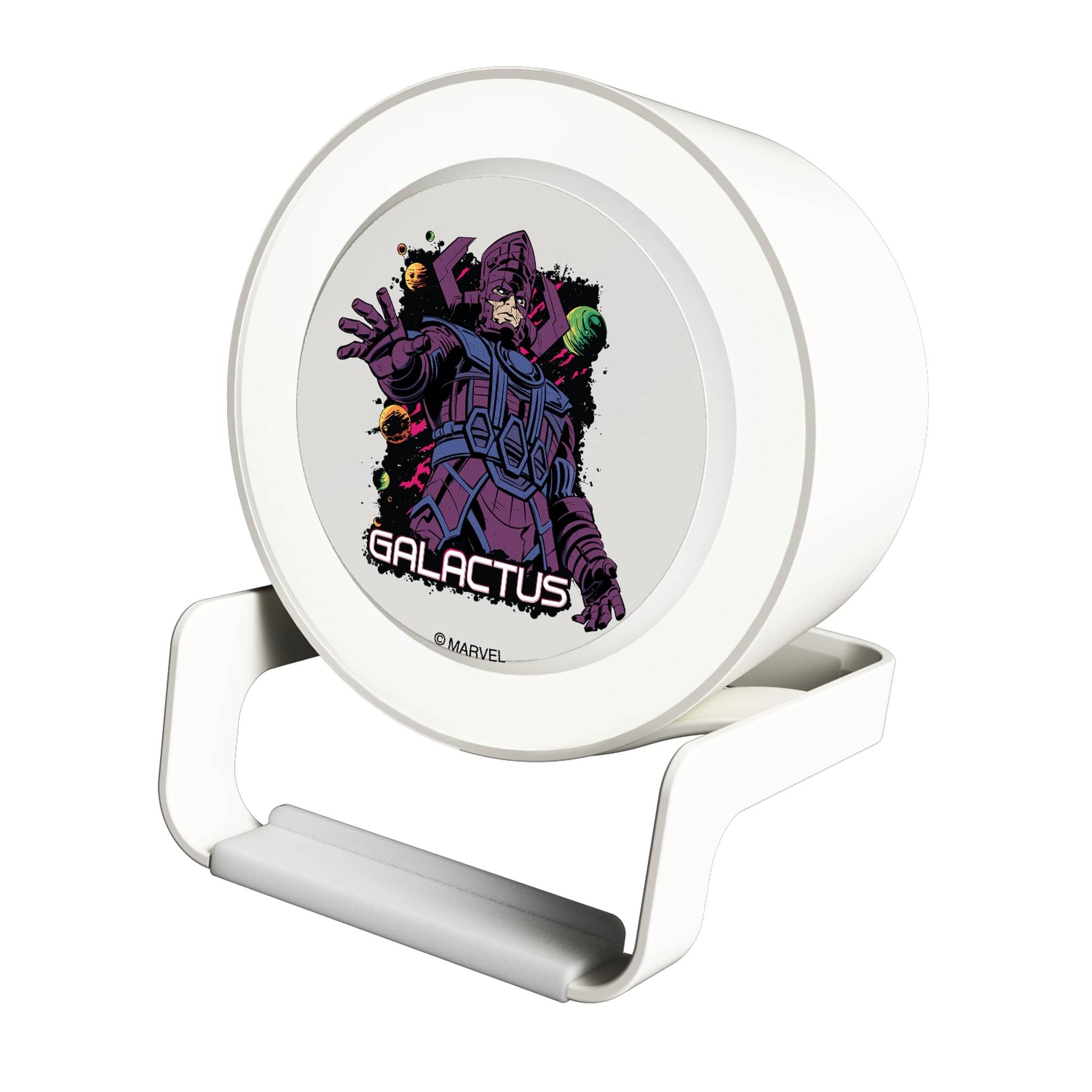 Keyscaper - Marvel Badge Night Light Charger and Bluetooth Speaker - Galactus