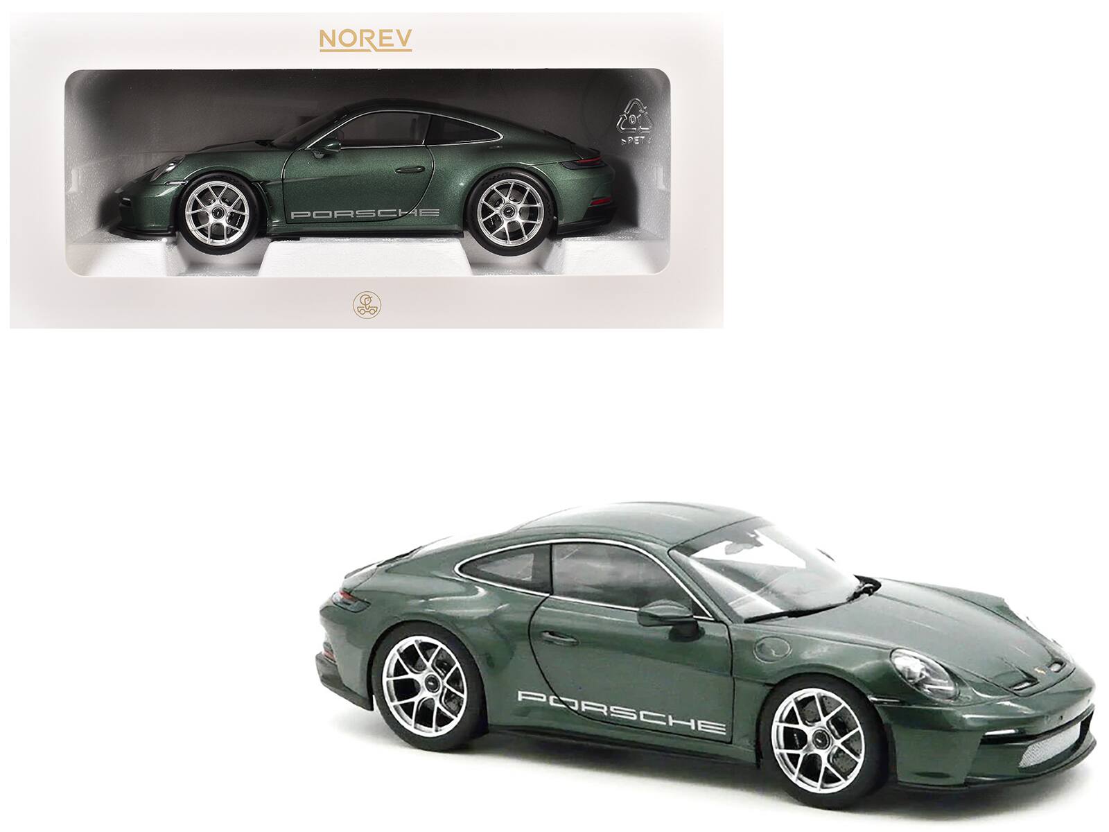 2023 Porsche 911 S/T Malachite Green Metallic 1/18 Diecast Model Car by Norev price history on PriceWatchPro
