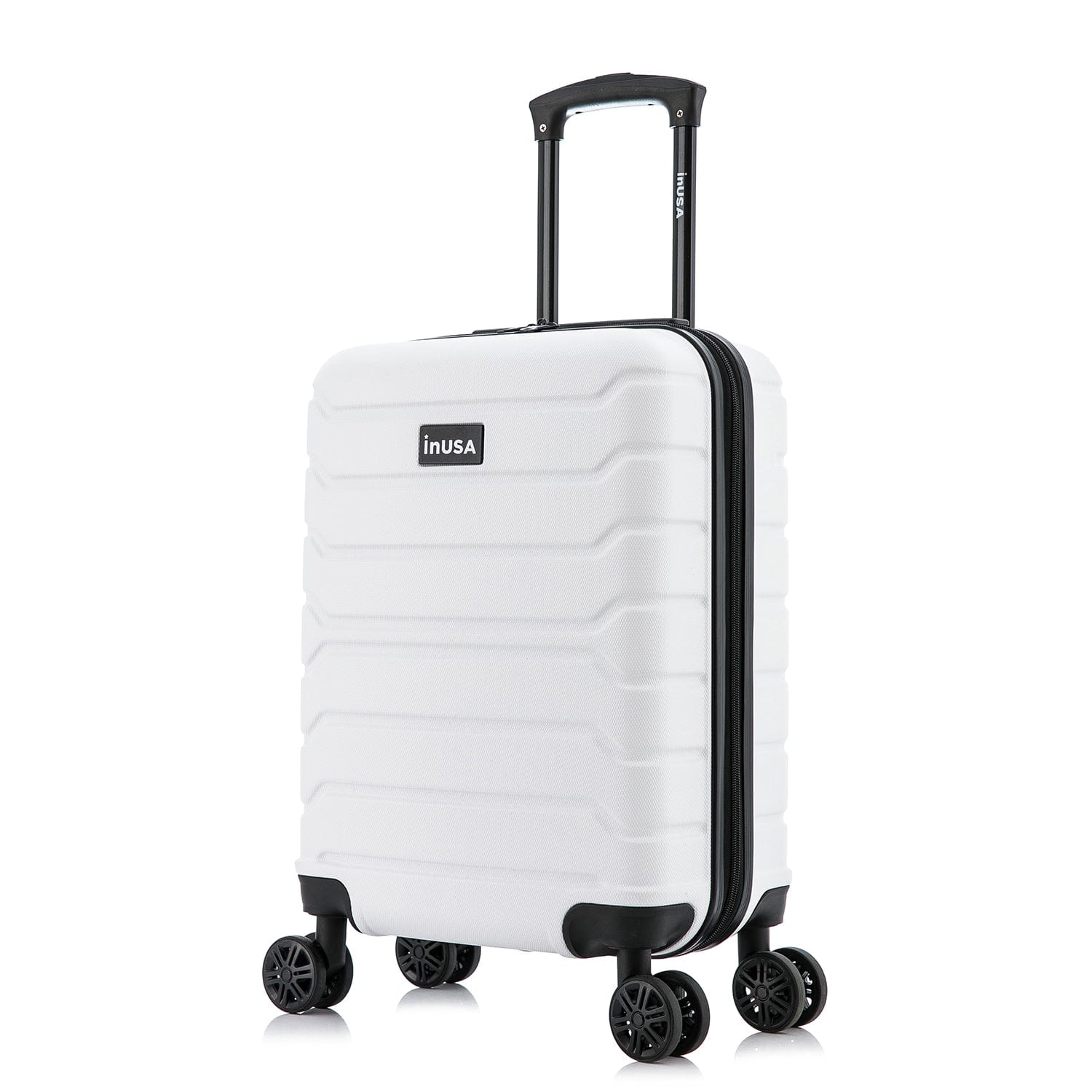 "InUSA - Trend lightweight hardside spinner luggage 20"" carry-on - White" price history on PriceWatchPro