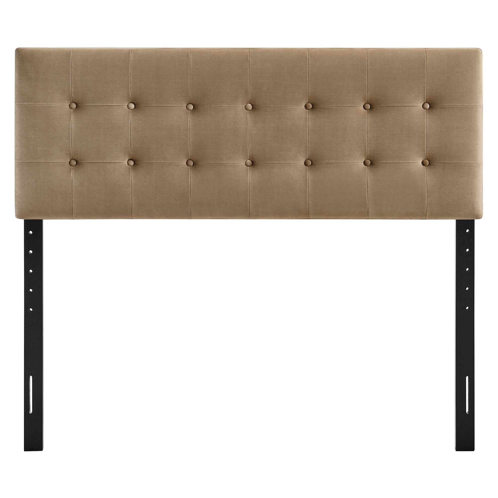Alt View 2. Modway - Emily Stain-Resistant Performance Velvet King Size Headboard - Taupe.