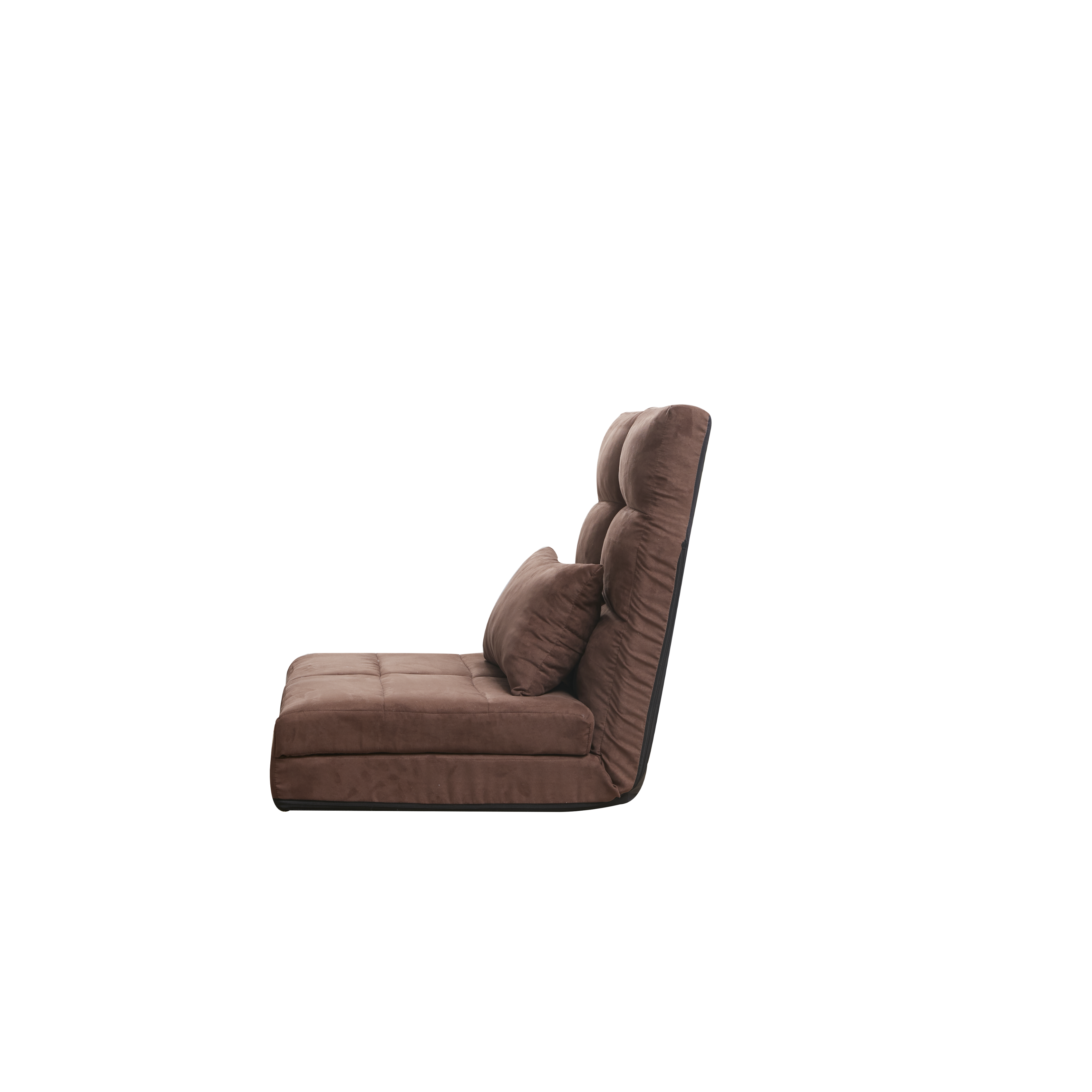 Alt View 5. GOODSILO - Convertible Triple Fold Down Sofa Bed with Adjustable Reclining Positions for Modern Leisure and Guest Accommodations - Brown.