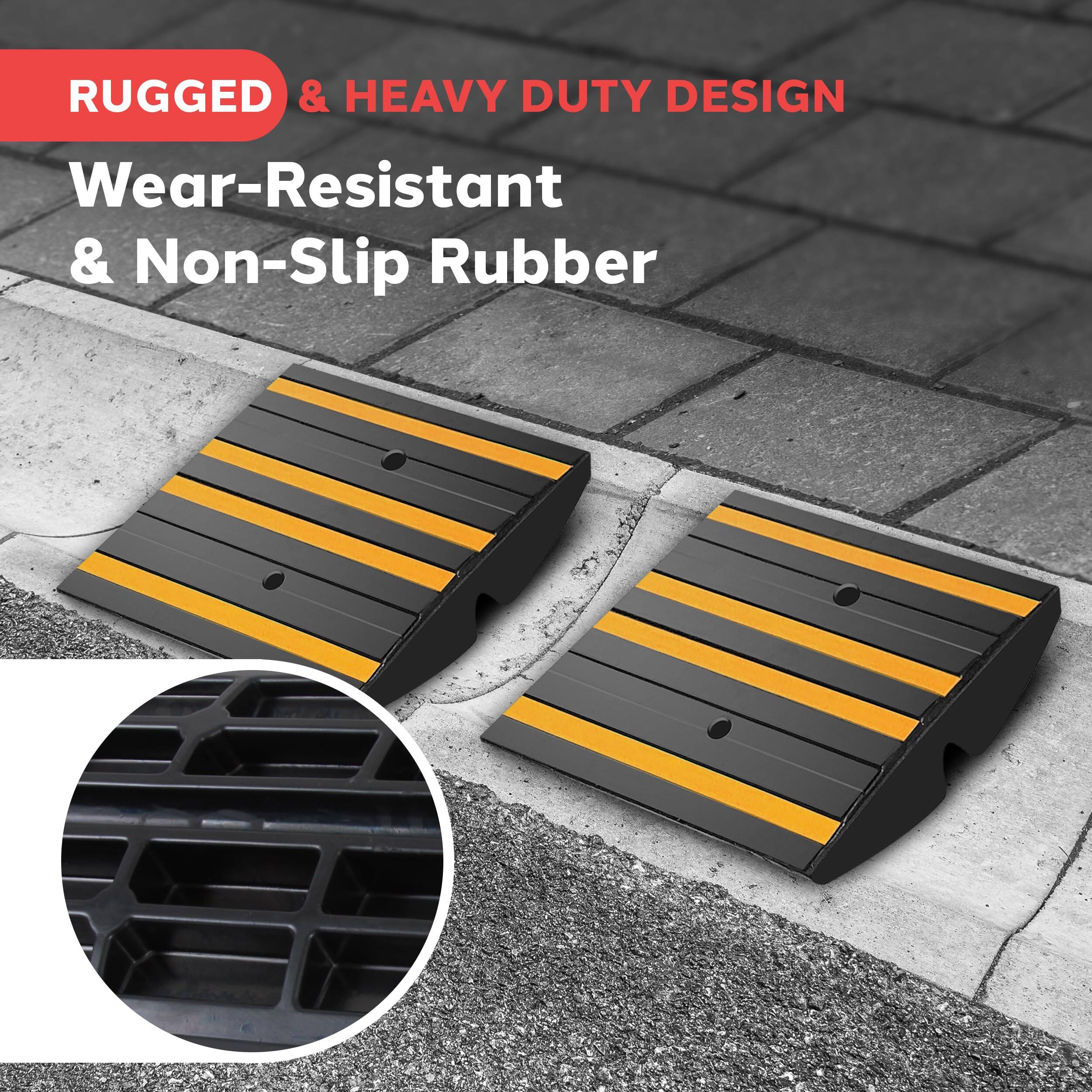 RUGGED & HEAVY DUTY DESIGN  
Wear-Resistant & Non-Slip Rubber