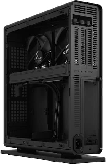 Fractal Design Ridge Black Mini ITX Slim Small Form Factor Console Fractal Design Ridge Black Mini ITX Slim Small Form Factor Console