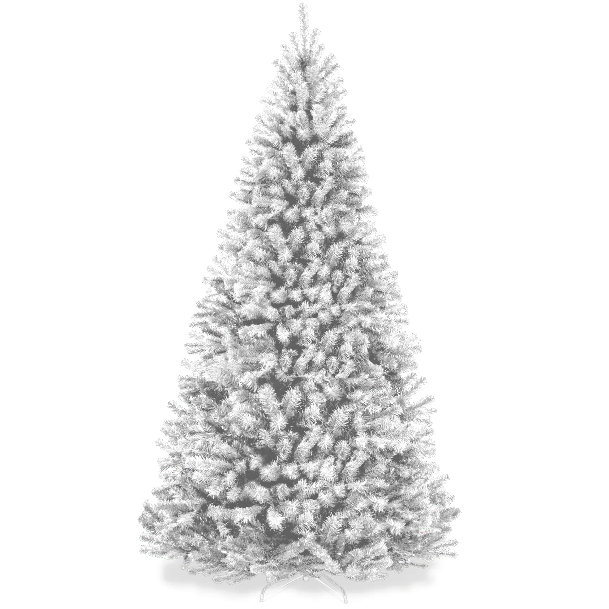 Best Choice Products - Artificial Christmas Tree, 7.5ft Premium Unlit Spruce Design, Dense Branches - White Spruce