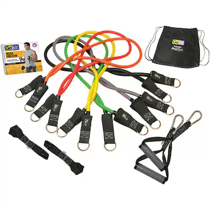 Go Fit MEGA PRO GYM
- 50LB
- 60LB
- 70LB
- 80LB
- 90LB
- 100LB
GoFit Mega ProGym