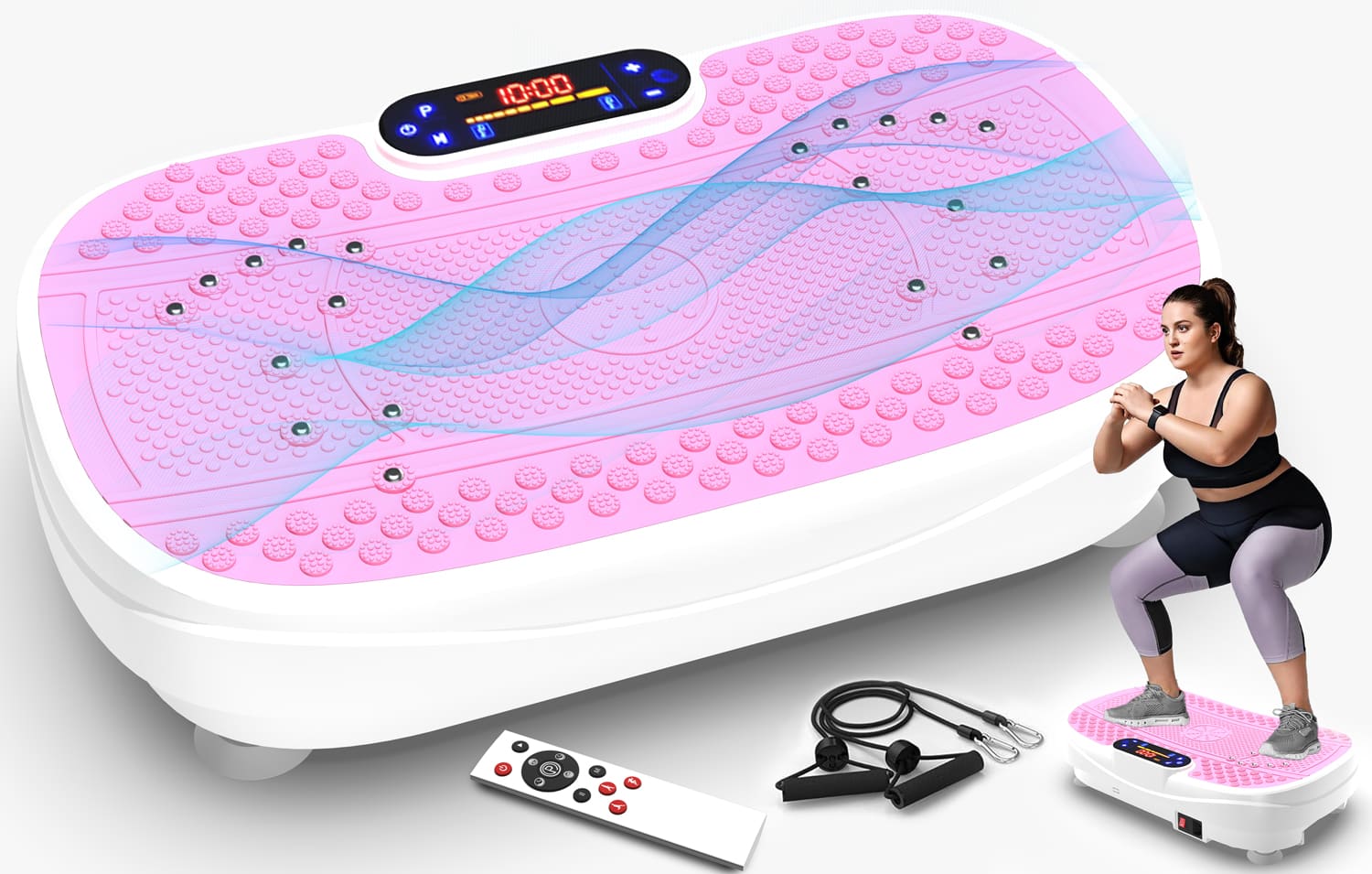 Anysun - Vibration Plate Fitness Platform Exercise Machine - Pink price history on PriceWatchPro