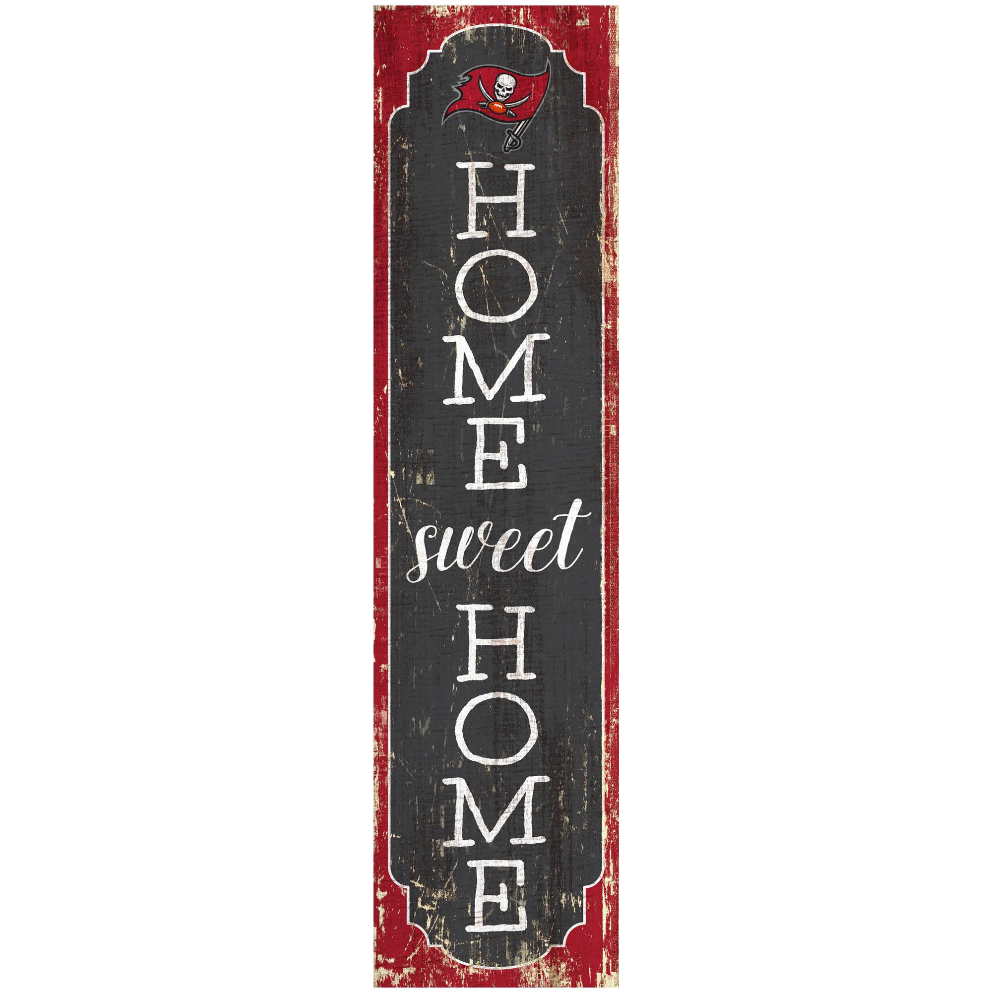 Tampa Bay Buccaneers 24" Home Sweet Home Leaner Sign