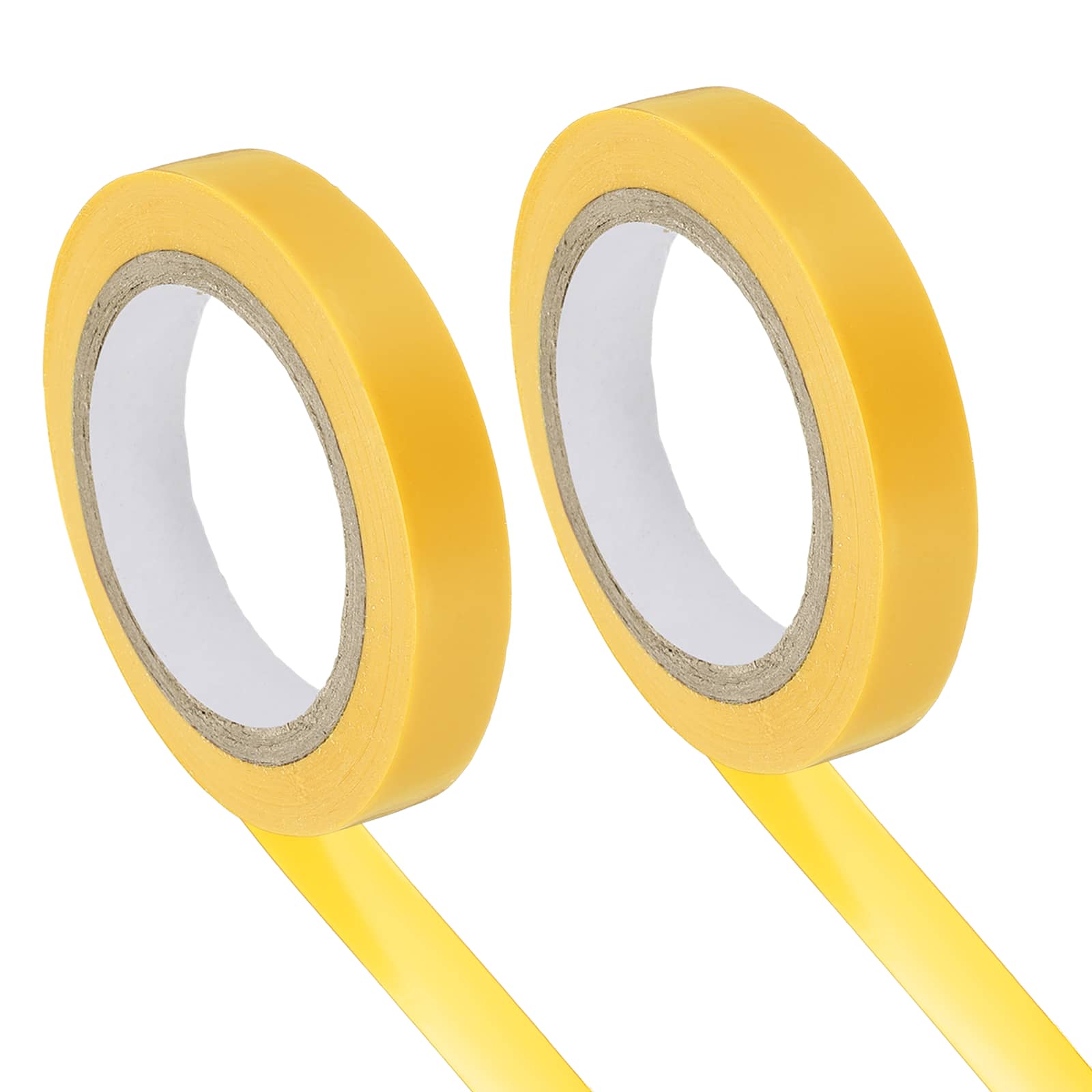 Unique Bargains - Grip Fishing Tape, PVC Racquet Finishing Tapes Racket Accessories Sticky Seal - For Tennis Badminton, 2pcs & 32.8ft - Yellow