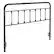 Front. VEVOR - Metal Headboard, Queen Size Headboard with Adjustable Height, Metal Headboard for Queen Size Bed - Black.