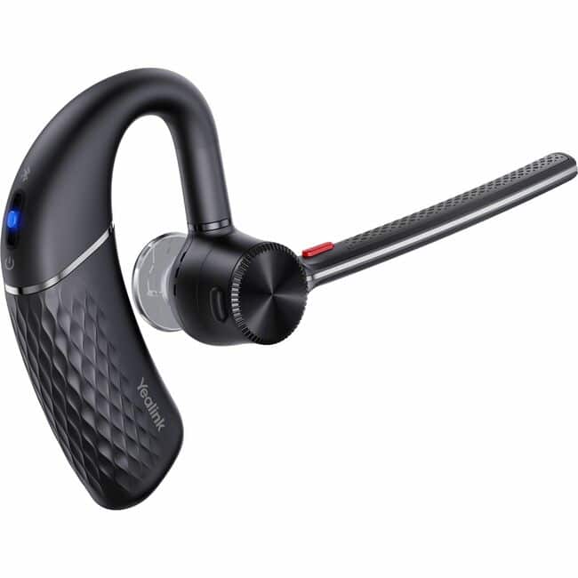 Yealink - BH71 Lite Earset - Microsoft Teams Certification - Mono - Wireless - Bluetooth - 131.2 ft - Earbud - Black