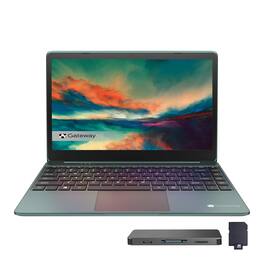 Gateway - 14.1" FHD Slim Laptop,Intel i5-1135G7,16GB RAM,2TB SSD+160GB Dock Set,Intel Iris Xe Graphics,Windows 11 - Black