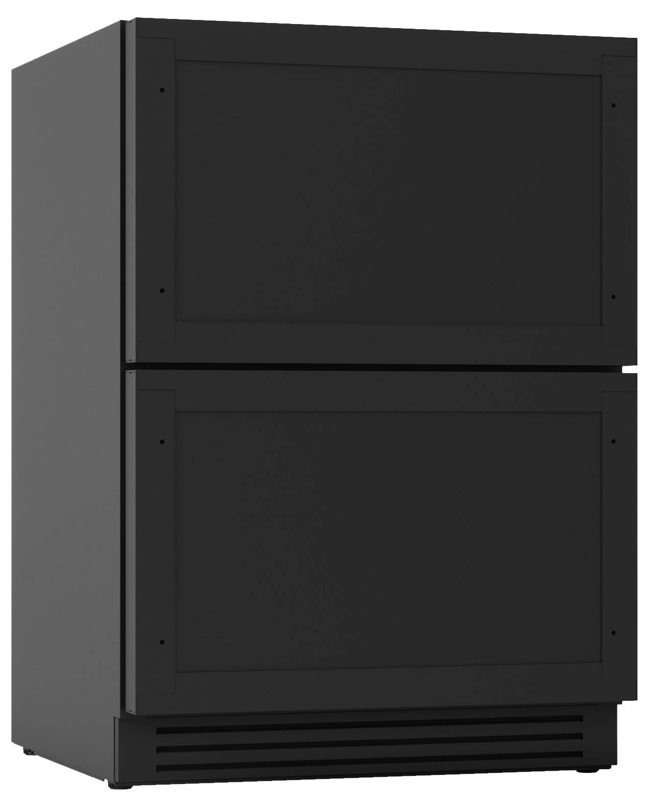 Alt View 22. Zephyr - Presrv 24 in. 3.9 Cu. Ft. Dual Zone Panel Ready Refrigerator Freezer Drawers Mini Fridge - Custom Panel Ready.