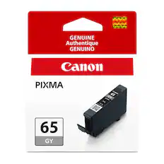 Canon Callos
WHINE CANSE GRAN Gorde
STIVI OCIUNE SOUN
Canon Canor
GENUINE Authentique GENUINO
Canon
PIXMA
65 Canon CLI-656Y GY and Gray Malia a Tank --
65 GY