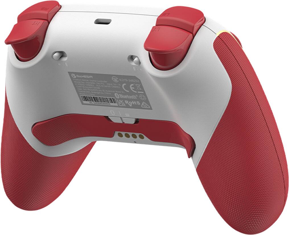 The text on the image reads: "08 EL.L 7 J.T GAMESIR 219 243252 3) x Bluetooth UK 1AA CA ROHs I A."