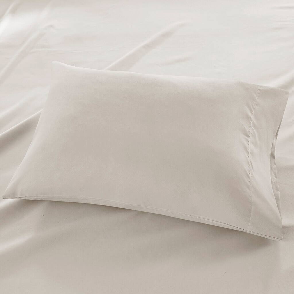 Alt View 2. Gracie Mills - Gracie Mills Hugo Deep Pocket Brushed Microfiber Sheet Set with 3M Moisture Wicking - Ivory.